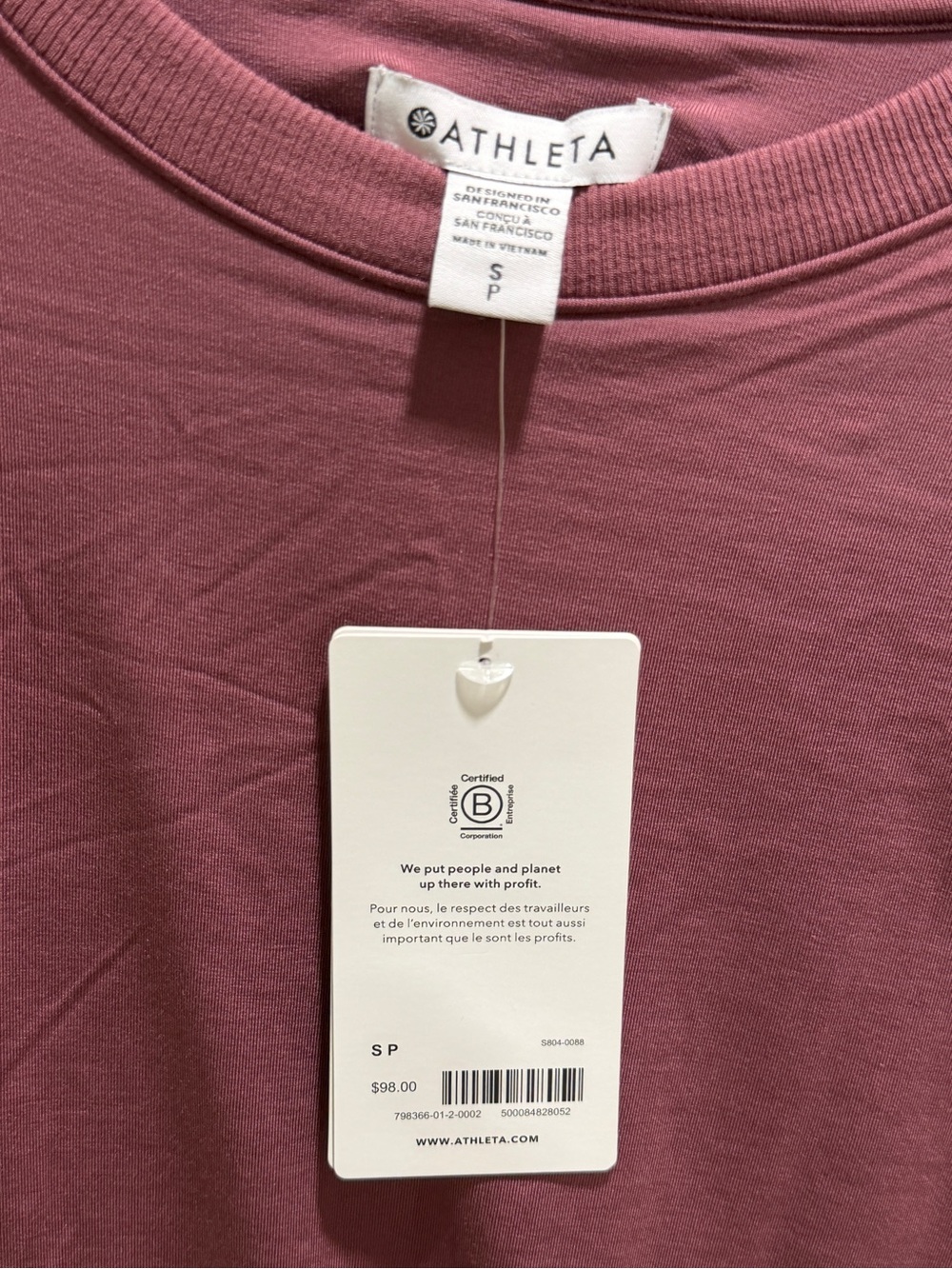 NWT Athleta Santorini Cinch Knit Midi Dress—Size Small - Picture 5 of 6